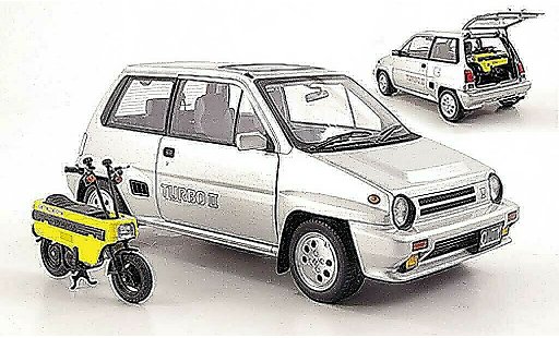 Honda City Turbo 1/18 Autoart II grau metallisee RHD 1983 modellautos