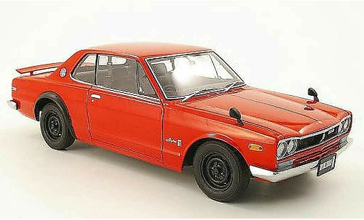 Nissan Skyline 2000 1/18 Autoart gt-r (kpgc 10) rot 1969 modellautos