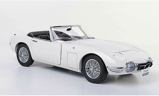 Toyota 2000 GT Cabriolet 1/18 Autoart Cabrio weiss RHD 1967 modellautos