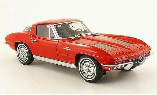 Chevrolet Corvette Coupe 1/18 Autoart C2 rot 1963 modellautos