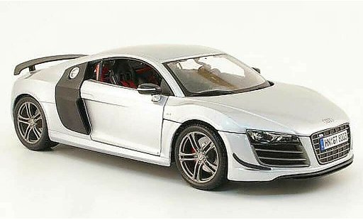 Audi R8 gt 1/18 Maisto grau/carbon modellautos