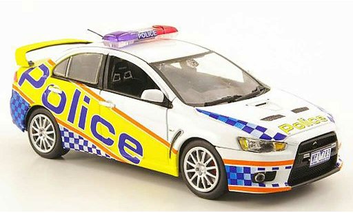 Mitsubishi Lancer Evolution X 1/43 Vitesse Australien Victoria Police 2009 modellautos
