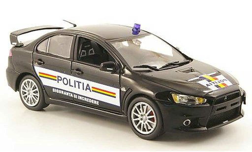 Mitsubishi Lancer Evolution X 1/43 Vitesse Rumanische Polizei 2009 modellautos