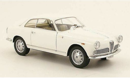 Alfa Romeo Giulietta sprint 1/18 Mini Miniera 1300 weiss 1965 modellautos