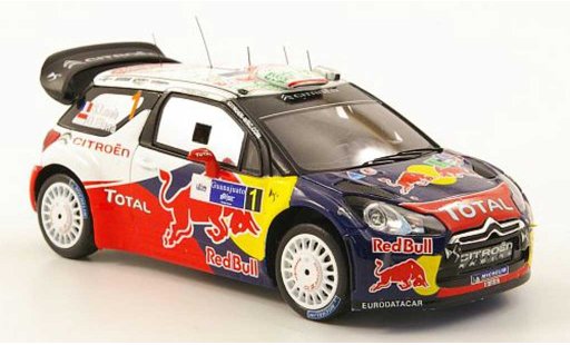 DS Automobiles DS3 WRC 2011 1/43 Spark No.1 Red Bull Rally Mexiko modellautos