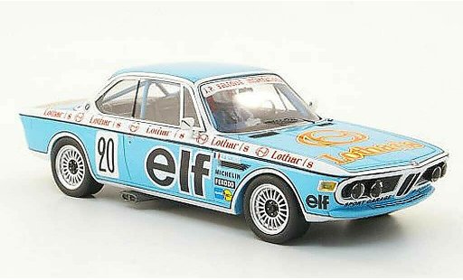 Bmw 3.0 CSL 1/43 Spark No.20 Lothar/8 Produktionswagenmeisterschaft 1976 modellautos
