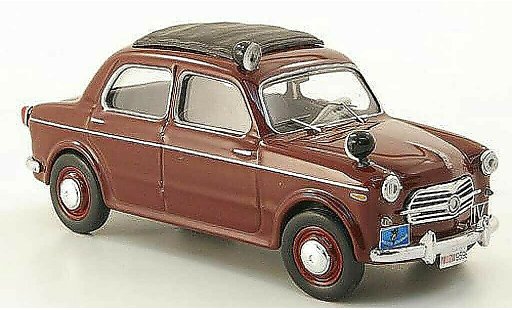 Fiat 1100 R 1/43 Rio rot Polizia Polizei Italien 1957 modellautos