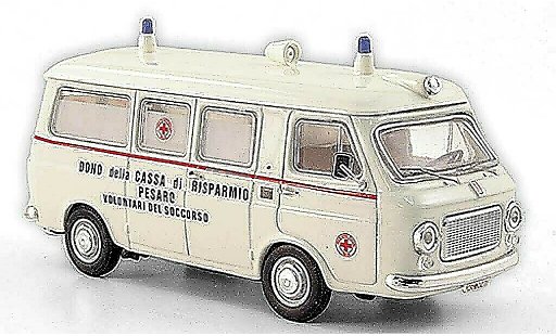 Fiat 238 Ambulanza 1/43 Rio Ambulanz Pesaro 1969 modellautos
