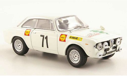 Alfa Romeo Giulia sprint gta 1/43 M4 1600 No.71 Tour de Corse 1969 modellautos