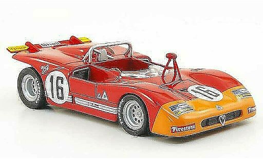 Alfa Romeo 33.3 prototipo 1/43 M4 1971 No.16 Monza modellautos