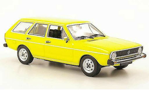 Volkswagen Passat B1 1/43 Minichamps I Variant (Typ 33) gelb 1974 modellautos