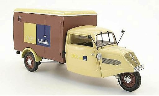 Tempo Hanseat Kasten 1/18 Minichamps 100 ans kadewe 1952 modellautos