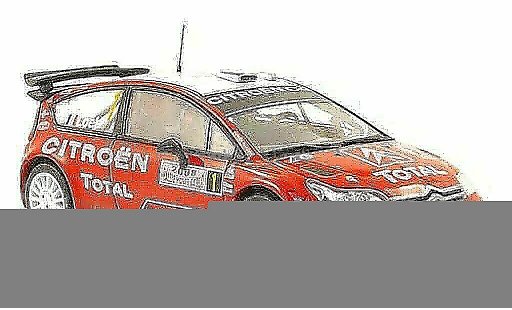 Citroen C4 WRC 2008 1/43 Hachette No.1 Total Rally Monte Carlo modellautos