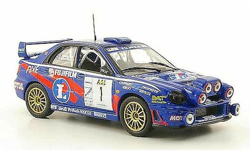 Subaru Impreza WRC 1/43 Hachette No.1 Rally Lyon Charbonnieres 2002 modellautos