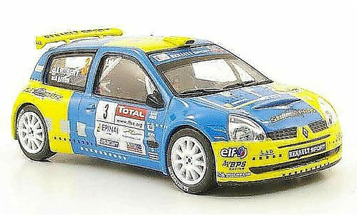 Renault Clio S1600 1/43 Hachette No.3 Rally Alsace Vosges 2006 modellautos