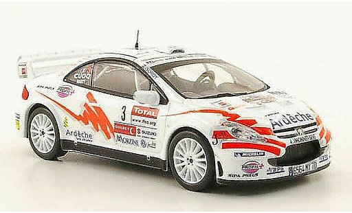 Peugeot 307 WRC 1/43 Hachette No.3 Ardeche Rally du Var 2007 modellautos