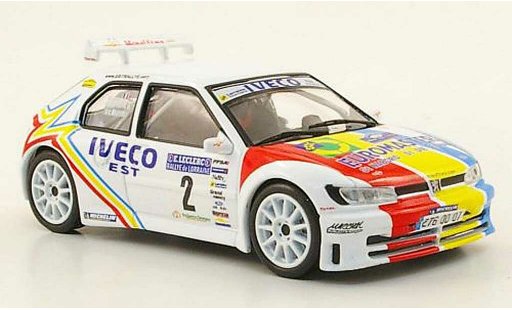 Peugeot 306 Maxi 1/43 Hachette No.2 Iveco Rally de Lorraine 2007 modellautos