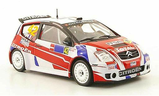 Citroen C2 S1600 1/43 Hachette No.42 Total Rally Mexiko 2008 modellautos