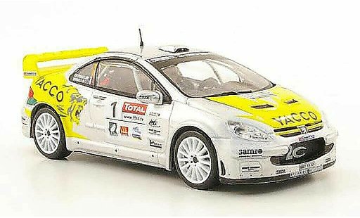 Peugeot 307 WRC 1/43 Hachette No.1 Yacco Rally du Limousin 2008 modellautos