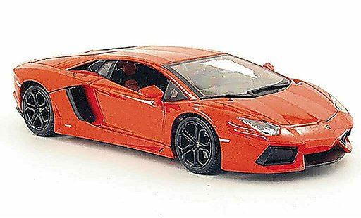 Lamborghini Aventador LP700-4 1/18 Burago orange 2011 modellautos