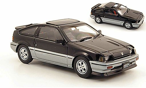 Honda CR-X Ballade 1/43 Ebbro Sports Si schwarz/grau 1984 modellautos
