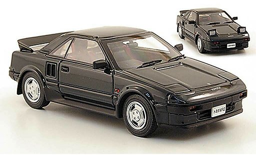 Toyota MR2 AW11 1/43 Ebbro 2 gr&Atilde;&frac14;n 1984 modellautos