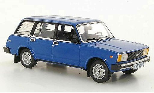 Lada Vaz Base 1/43 IST Models 2104 blau 1989 modellautos