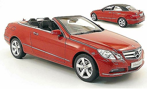 Mercedes Classe E Cabriolet 1/18 Norev (a207) rot 2010 modellautos