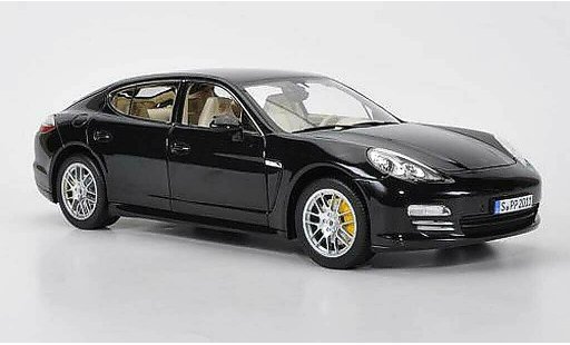 Porsche Panamera S 1/18 Norev schwarz 2009 modellautos