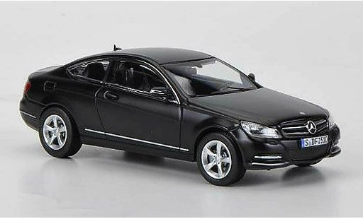 Mercedes Classe C Coupe 1/43 Norev (C204) mattschwarz 2011 modellautos