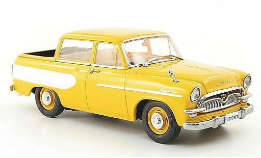 Toyopet Masterline Double Pick Up 1/43 Ebbro gelb/weiss 1959 modellautos