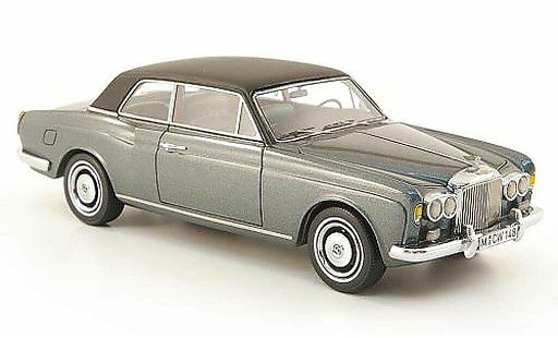 Bentley Corniche coupe 1/43 Neo grau/schwarz limited edition 1971 modellautos