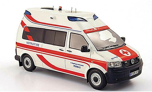 Volkswagen T5 T5 GP 1/43 Neo Hornis Silver KTW Deutsches rotes Kreuz limited edition 2009 modellautos
