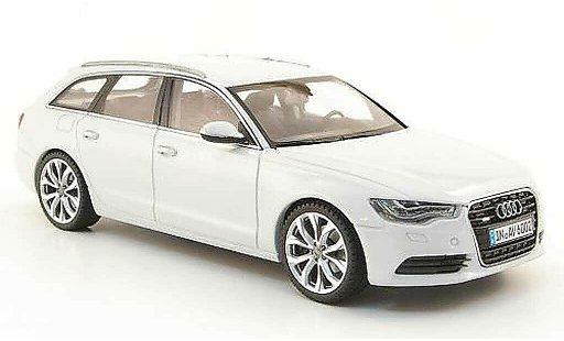 Audi A6 avant 1/43 Schuco (C7) grau weiss 2011 modellautos