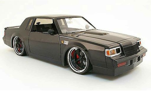 Buick T-Type Grand National 1/18 Jada Toys schwarz 1987 modellautos