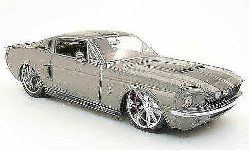 Shelby GT 500 1967 1/18 Jada Toys schwarz bandes modellautos