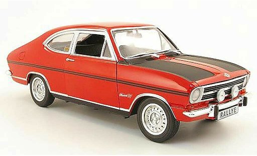 Opel Kadett B B 1/18 Revell rallye 1900 rot/schwarz 1969 modellautos