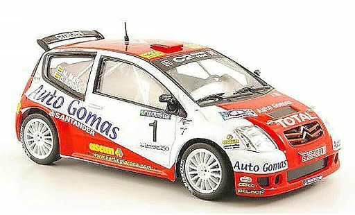 Citroen C2 S1600 1/43 Hachette No.1 Auto Gomas Rally Cantabria Infinita 2005 modellautos