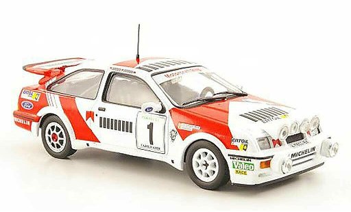 Ford Sierra Cosworth RS 1/43 Hachette No.1 Rally Cajalicante 1988 modellautos