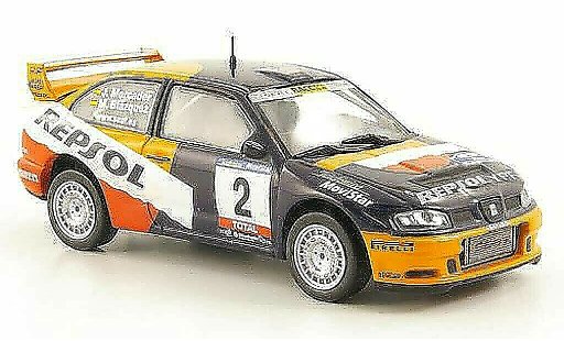 Seat Cordoba WRC 1/43 Hachette No.2 Repsol Rally RAC Navarra de Tierra 2001 modellautos