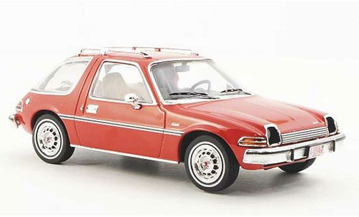 AMC Pacer berline 1/43 Premium X rot 1975 modellautos