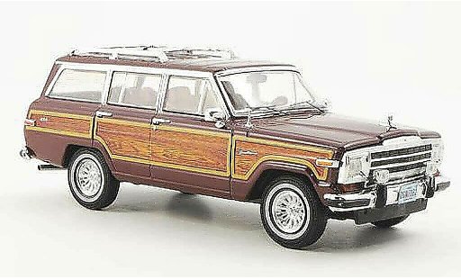 Jeep Wagoneer Base 1/43 Premium X weinrot 1989 modellautos