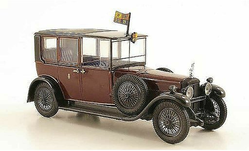 Daimler Double Six Berline 1/43 Oxford 30 Brougham rot/schwarz King George V (Sandringham) RHD 1929 modellautos
