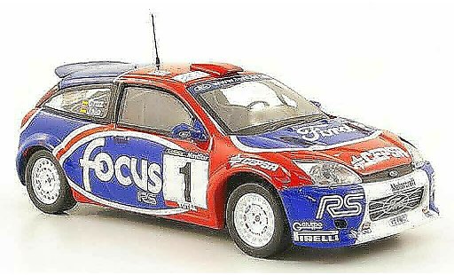 Ford Focus RS WRC 1/43 Hachette No1 Rally de Cangas del Narcea 2002 modellautos