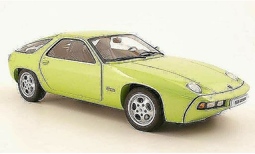 Porsche 928 1977 1/18 Autoart gr&Atilde;&frac14;n modellautos