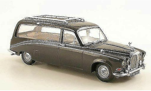 Daimler DS 420 corbillard 1/43 Oxford Hearse grau/schwarz Leichenwagen RHD modellautos