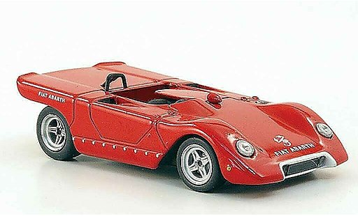 Abarth 1000 Biposto 1/43 Hachette Corsa rot 1970 modellautos