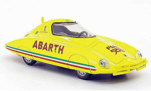 Fiat 500 Abarth 1/43 Hachette Rekordwagen Pinin Farina gelb 1958 modellautos