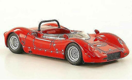 Abarth 2000 Sport Spider 1/43 Hachette MC (SE04/L) rot 1967 modellautos