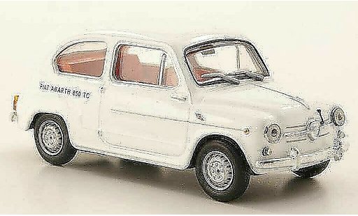 Fiat 850 Abarth TC 1/43 Hachette weiss modellautos